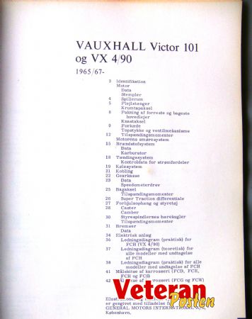 Vauxhall 101, VX 4-90 Hndbog. 